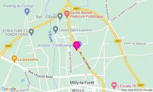 Localisation Nadege Vilmard