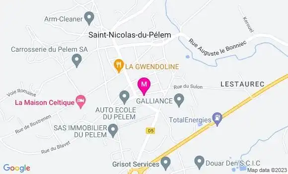 Localisation Emilie Lucas