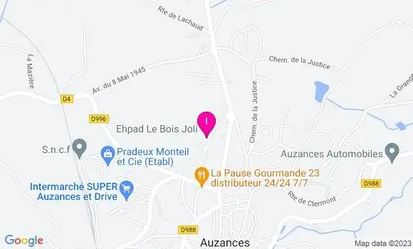 Localisation Aurelie Chaussemy