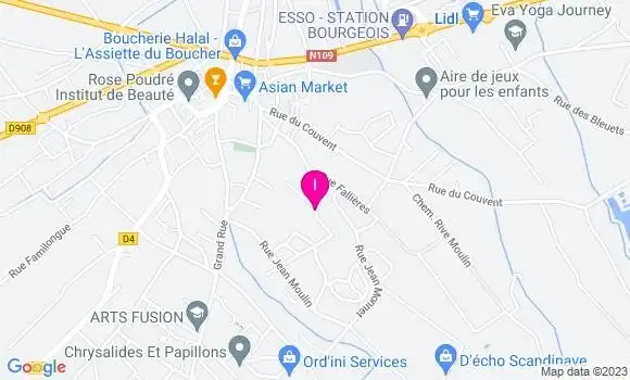 Localisation Brigitte Durieux Rasponi
