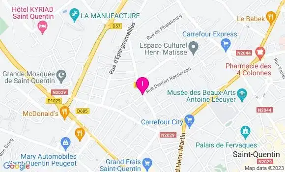 Localisation Ameline Mullot