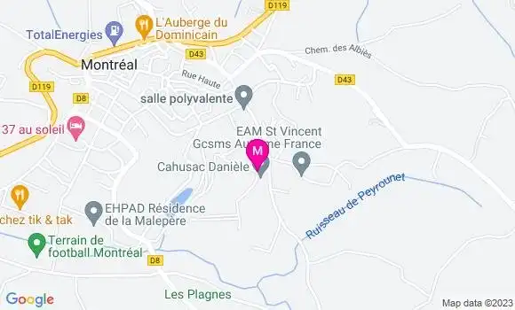 Localisation Maxime Cahusac