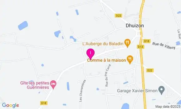 Localisation Fabienne Delory