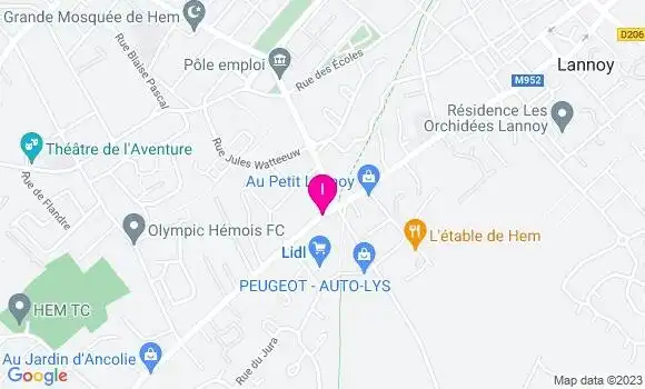Localisation Syriane Sahnoune