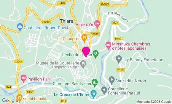 Localisation Adeline Chaze