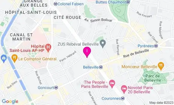 Localisation Betty Muffat Jeandet