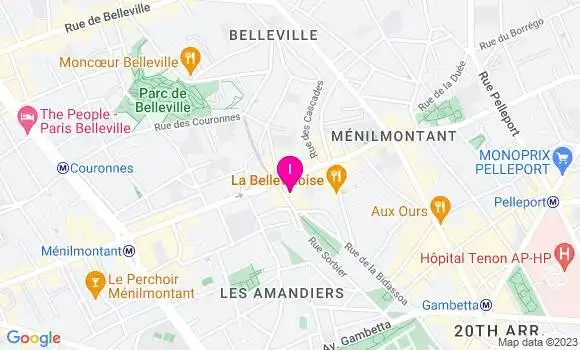 Localisation Melissa Amiar
