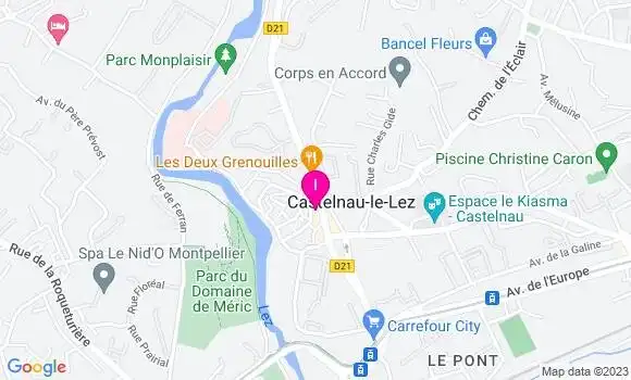 Localisation Amandine Serrano