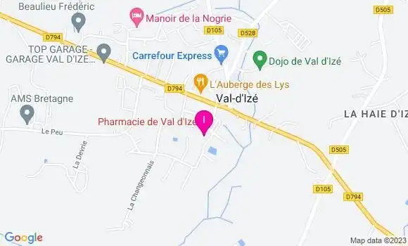 Localisation Geraldine Havard