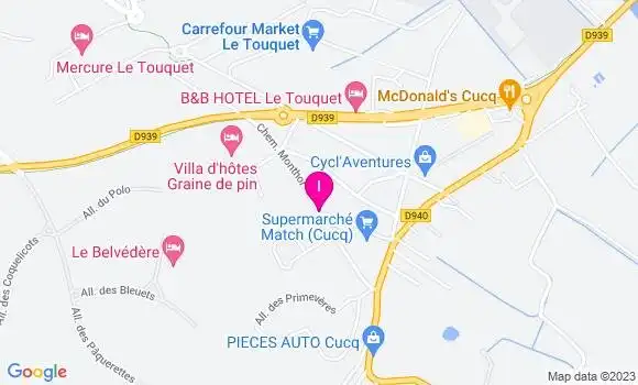 Localisation Betty Detout