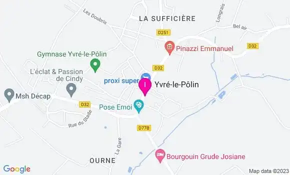 Localisation Emilie Raveneau