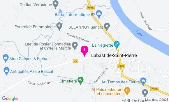 Localisation Marie Pierre Lafage
