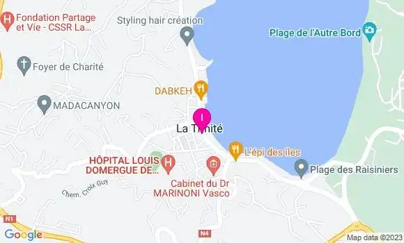 Localisation Marie Pierre Bazabas