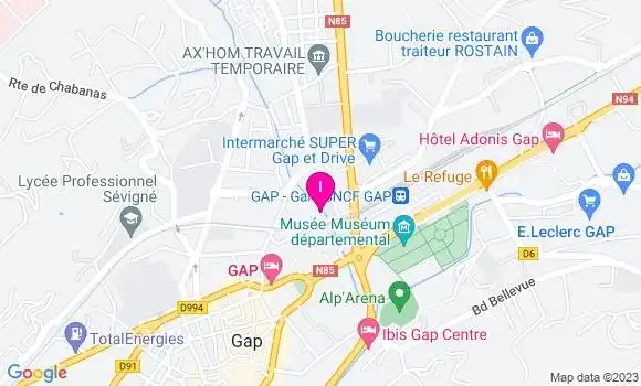 Localisation Neila Ben Lakhdar