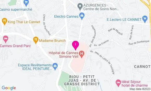 Localisation Margaux Liautard