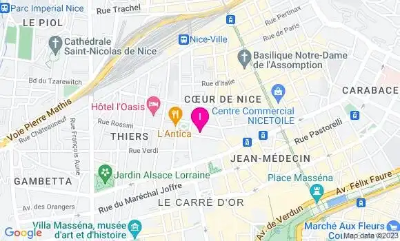 Localisation Clarisse Modet