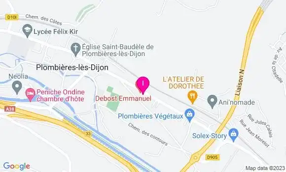 Localisation Delphine Serret