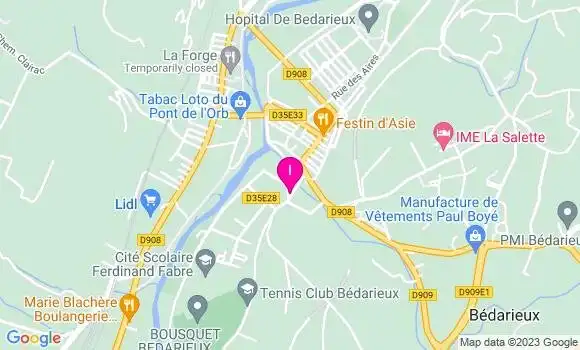 Localisation Marion Cousin
