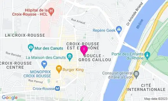 Localisation Elise Bailly Salins