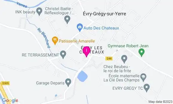 Localisation Muriel Mence