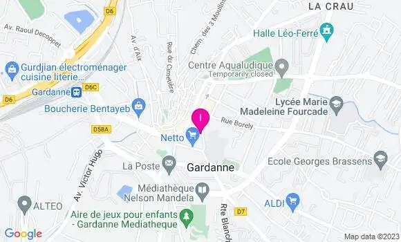 Localisation Halima Reguig Cuillier