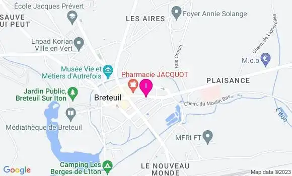 Localisation Jennyfer Peltier