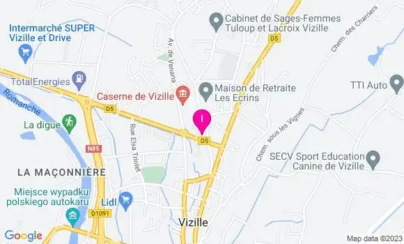 Localisation Audrey Douville