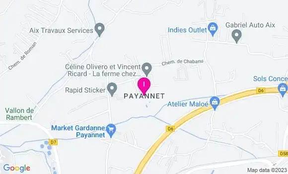 Localisation Severine Olivero