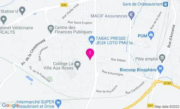 Localisation Sabrina Lanoe