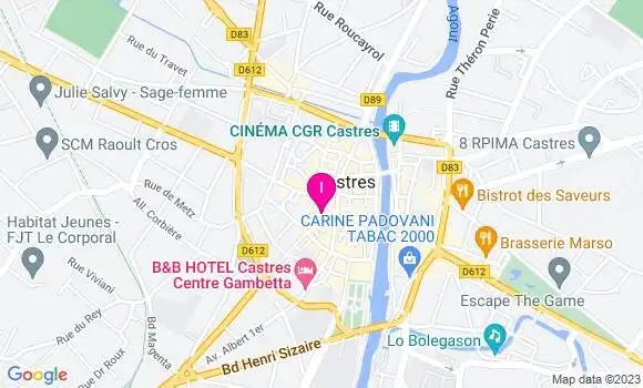 Localisation Clementine Albert