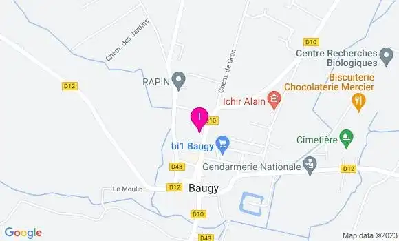 Localisation Marina Chatagnon