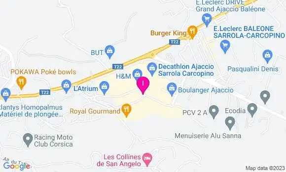 Localisation Josiane Guidicelli
