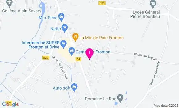 Localisation Melanie Bedel