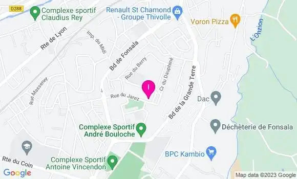 Localisation Ghislaine Durupt