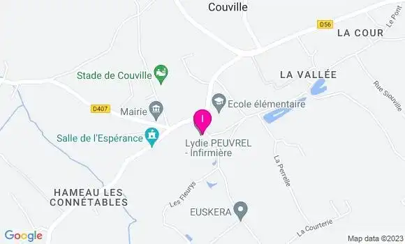 Localisation Lydie Peuvrel