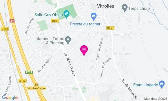Localisation Shirley Bresciani