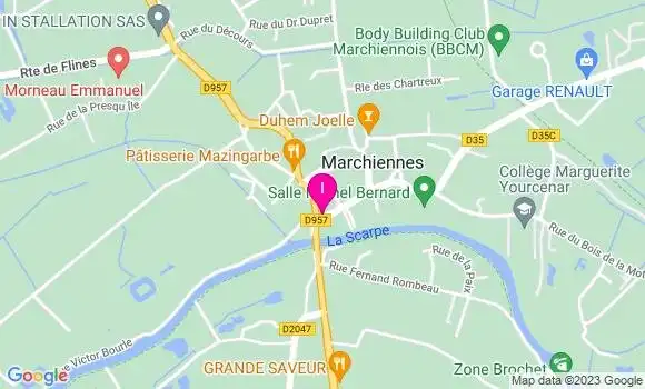 Localisation Eve Tilmont