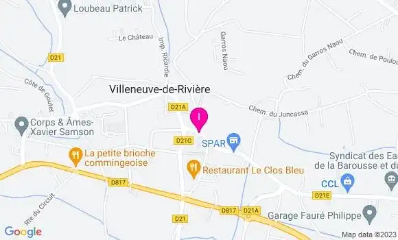 Localisation Elodie Combes