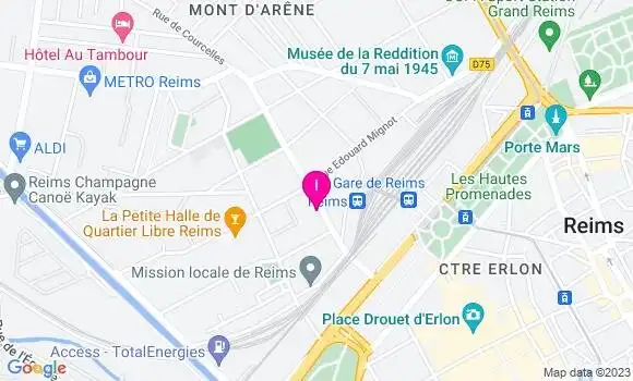 Localisation Ophelie Caranjot