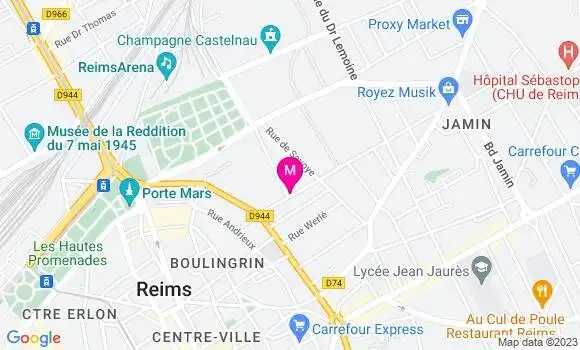 Localisation Sabrina Mombled