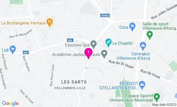 Localisation Camille Vanhoutte