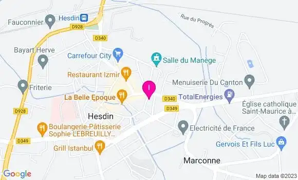 Localisation Charlotte Delcuse