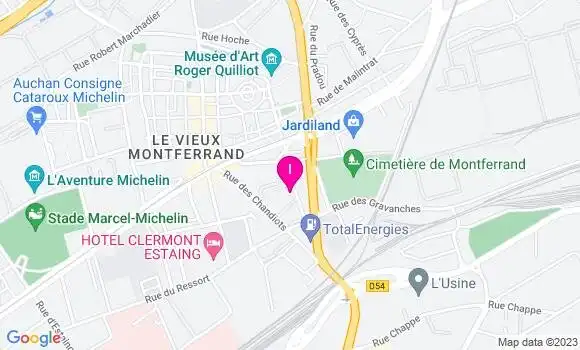 Localisation Cristina Vayre