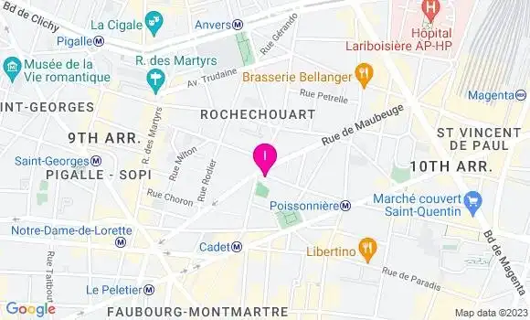 Localisation Lauriane Donde