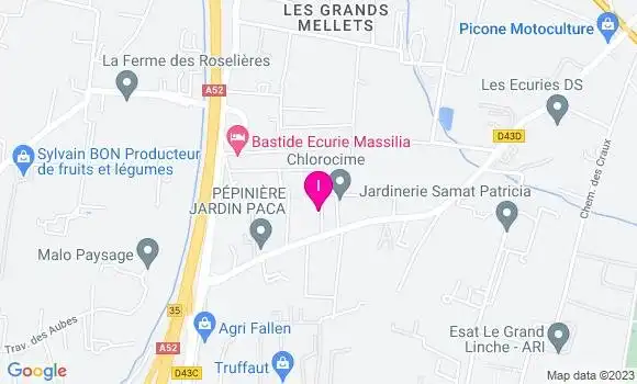 Localisation Roselyne Kohler