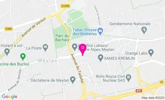 Localisation Harmonie Casacci