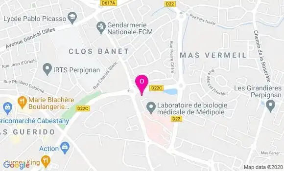 Localisation Mathilde Rabinel