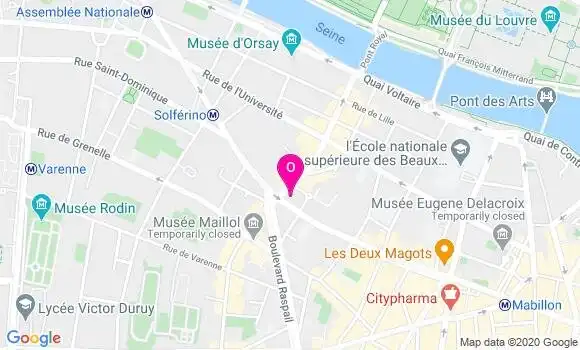 Localisation Augusta Fourment