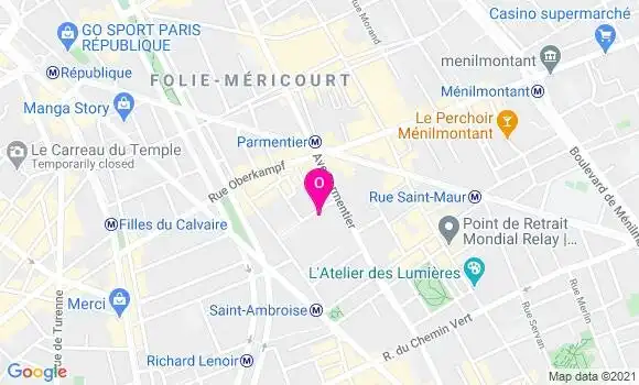 Localisation Emma Gauthier