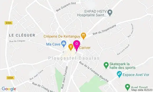 Localisation Clotilde Mallegol
